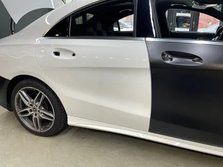 벤츠 CLA45 AMG \'사틴 블랙\' 전체 랩핑 - 자동차 랩핑 - 무광 랩핑 / 강남,개포,서초