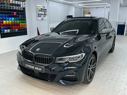 랩핑 사고&보험처리 BMW 330e 아이보리 전체 랩핑 / 강남,개포,서초