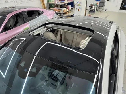벤츠 AMG GT43 AMG 전체 크롬 죽이기, 루프 스킨으로 더욱 포스 있게!! 고광택 유광 블랙 / 서울 강남