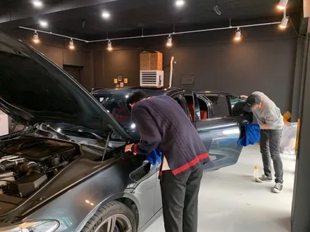 BMW M5 사틴 블랙 전체 랩핑 - 강남 랩핑 - 서초 익스트림 랩 / 강남,개포,서초