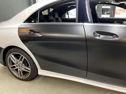 벤츠 CLA45 AMG \'사틴 블랙\' 전체 랩핑 - 자동차 랩핑 - 무광 랩핑 / 강남,개포,서초