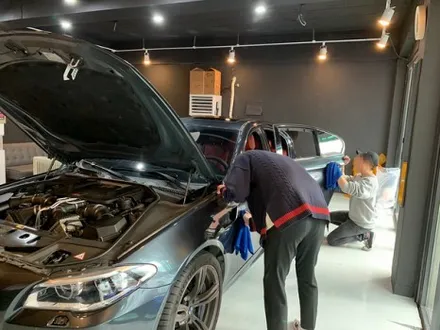 BMW M5 사틴 블랙 전체 랩핑 - 강남 랩핑 - 서초 익스트림 랩 / 강남,개포,서초
