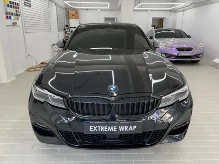 BMW 330e 랩핑 사고 보험처리 LB \'카키 그린\' / 강남,개포,서초
