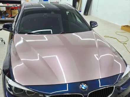 BMW 420i F바디 프로즌 베리 핑크 전체 랩핑/서울 랩핑샵 / 서울 강남