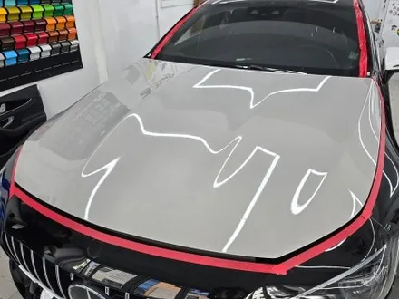 벤츠 AMG GT 4도어 차량에 포르쉐 크레용을 입히다! 전체 랩핑 시공 / 서울 강남