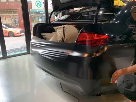 BMW 550d 사틴 블랙&카본 전체 랩핑 - 카본 실내 랩핑 - 강남 랩핑 익스트림 랩 / 강남,개포,서초