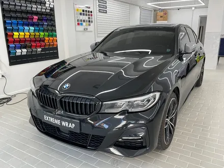 BMW 330e 랩핑 사고 보험처리 LB \'카키 그린\' / 강남,개포,서초