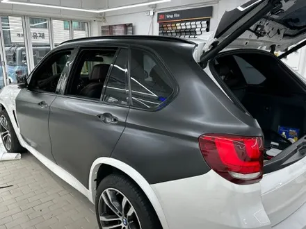 BMW X5 사틴 블랙 반무광 전체 랩핑 [강남 랩핑샵] / 강남,개포,서초