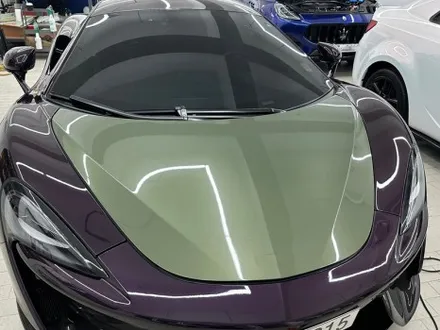 맥라렌 570s 고광택 디스트릭트 그린 전체랩핑 슈퍼카랩핑 / 강남,개포,서초