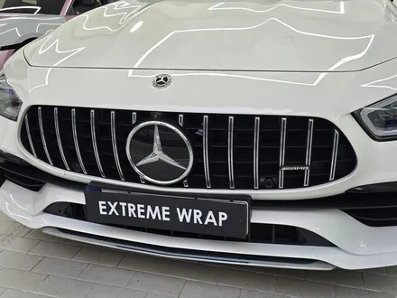 벤츠 AMG GT43 AMG 전체 크롬 죽이기, 루프 스킨으로 더욱 포스 있게!! 고광택 유광 블랙 / 서울 강남
