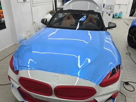 BMW Z4 m40i 강남 자동차 전체 랩핑 고광택 캔디 블루 / 서울 강남