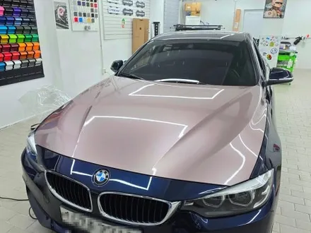 BMW 420i F바디 프로즌 베리 핑크 전체 랩핑/서울 랩핑샵 / 서울 강남