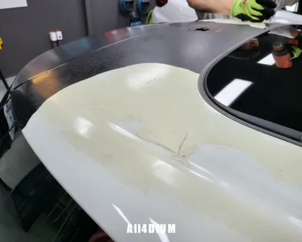 청주 미니쿠퍼 루프스킨 제거 후 랩핑 후기 / 아산 음봉면