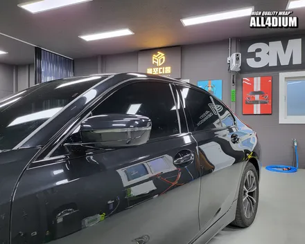 아산랩핑 BMW G20 3시리즈 크롬죽이기 잘하는곳 / 아산 음봉면