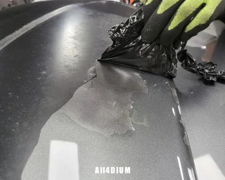 공주 서산 랩핑 랜드로버 디스커버리4 크롬죽이기 루프스킨 재시공 / 아산 음봉면