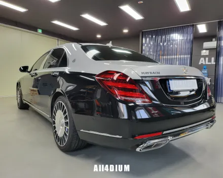 아산 벤츠 S650 마이바흐 듀오톤 랩핑 고광택 MC필름 / 아산 음봉면