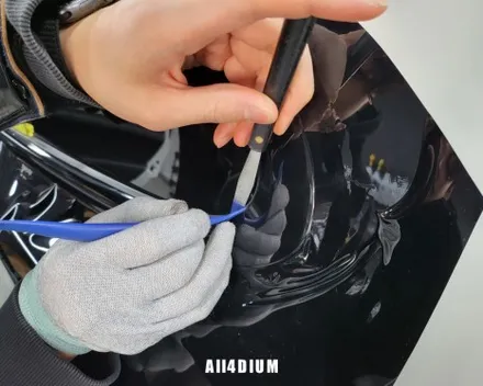 전체 랩핑 제거 후 크롬죽이기 시공까지 / 청주 평택 홍성 세종 / 아산 음봉면