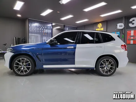 BMW X3 부분랩핑, 사고 전 상태로 원상복구 / 아산 음봉면