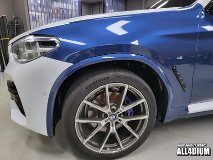 BMW X3 부분랩핑, 사고 전 상태로 원상복구 / 아산 음봉면