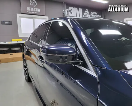 안성랩핑 5시리즈 크롬죽이기 BMW 시공 후기 / 아산 음봉면