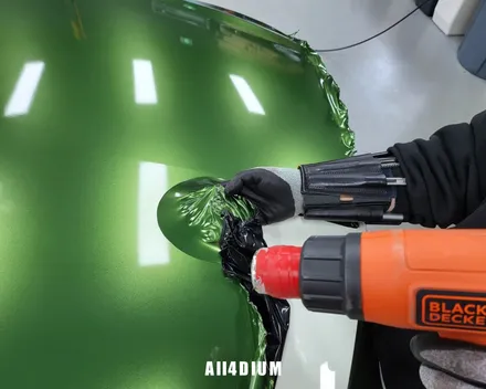 당진 홍성 벤츠 A45 AMG 전체 랩핑 제거 후 크롬죽이기 시공 / 아산 음봉면