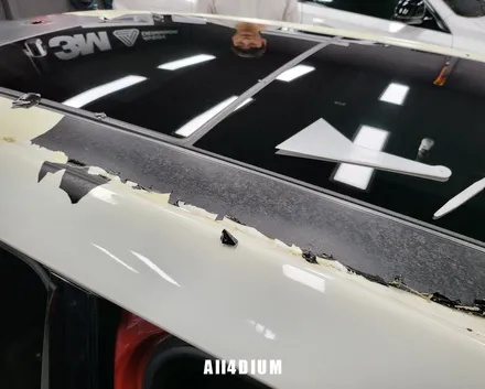 청주 미니쿠퍼 루프스킨 제거 후 랩핑 후기 / 아산 음봉면