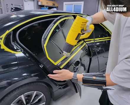 아산랩핑 BMW G20 3시리즈 크롬죽이기 잘하는곳 / 아산 음봉면