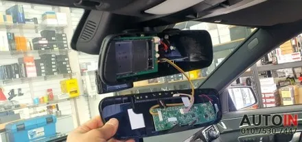 i♥오토인 벤츠 E클래스 E200 순정 ECM 룸미러 하이패스 카드인식 오류 수리