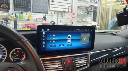 구형 벤츠 E300 리모델링 4종 셋트 (올인원, 썬팅, 스피커, 블랙박스)