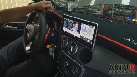 i♥오토인 2016 벤츠 CLA200d 와이드 모니터, M2C200A 셋탑박스 장착