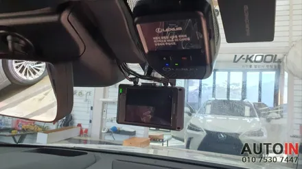 i♥오토인 렉서스 NX350h 아이나비 4채널 블랙박스 장착 + 보조배터리 장착 + 트렁크매트 셋트 장착