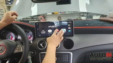 i♥오토인 2016 벤츠 CLA200d 와이드 모니터, M2C200A 셋탑박스 장착