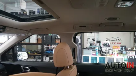 i♥오토인 4세대 카니발 레인보우 V90 썬팅 재시공 (레인보우 윈도우 필름 V90 썬팅) + 코일 매트 추가