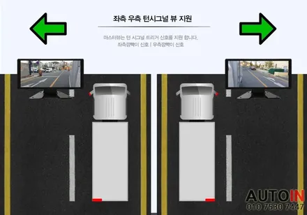 i♥오토인 대우 믹서트럭 레미콘차량  녹화 가능한 4채널 블랙박스 \
