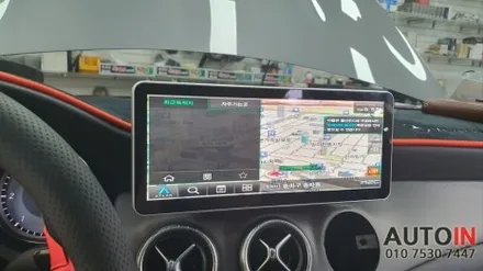 i♥오토인 2016 벤츠 CLA200d 와이드 모니터, M2C200A 셋탑박스 장착