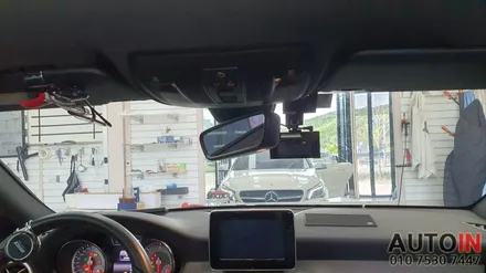 i♥오토인 2015 벤츠 CLA 200D 썬팅 재시공 (레인보우 i90 블랙 + 폴리스파이더 매트 장착