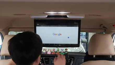 i♥오토인 더뉴카니발 천정모니터 안드로이드 아크로폴리스 T-173 터치천정모니터 & 에어뷰 리모콘
