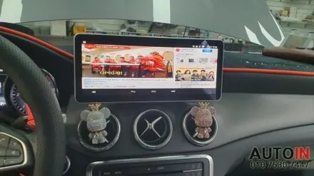 i♥오토인 2016 벤츠 CLA200d 와이드 모니터, M2C200A 셋탑박스 장착
