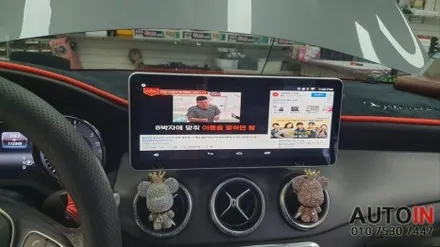 i♥오토인 2016 벤츠 CLA200d 와이드 모니터, M2C200A 셋탑박스 장착