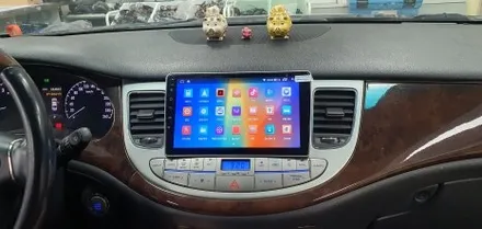 i♥오토인 국내 최초 제네시스 BH330 안드로이드 올인원 순정DIS 내비게이션 연동 시공