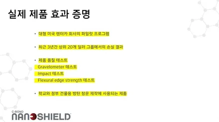 자동차 윈드쉴드 발수코팅 한방에 해결!완벽 보호 나노쉴드 전면유리 강화제 보호필름