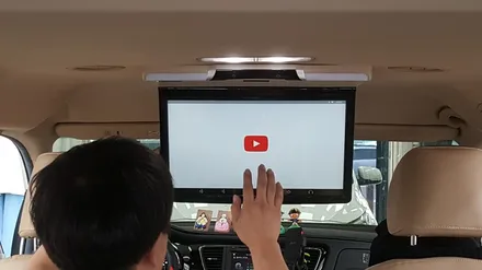 i♥오토인 더뉴카니발 천정모니터 안드로이드 아크로폴리스 T-173 터치천정모니터 & 에어뷰 리모콘