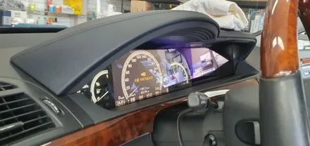 i♥오토인 2008년식 벤츠 S550 계기판 일체형 안드로이드올인원 장착 및 엠비언트 라이트 튜닝하러 대전으로 출발