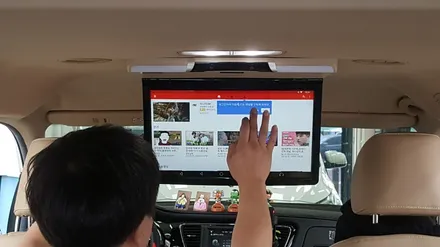 i♥오토인 더뉴카니발 천정모니터 안드로이드 아크로폴리스 T-173 터치천정모니터 & 에어뷰 리모콘