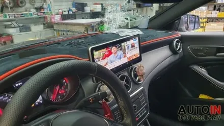 i♥오토인 2016 벤츠 CLA200d 와이드 모니터, M2C200A 셋탑박스 장착