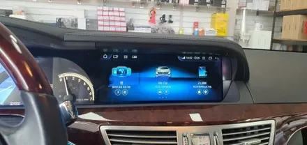 i♥오토인 2008년식 벤츠 S550 계기판 일체형 안드로이드올인원 장착 및 엠비언트 라이트 튜닝하러 대전으로 출발