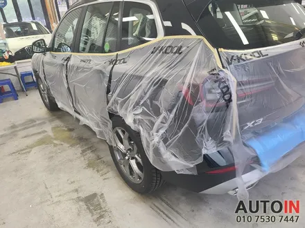 i♥오토인 BMW X3 브이쿨 K 썬팅 + 하이패스 장착 작업