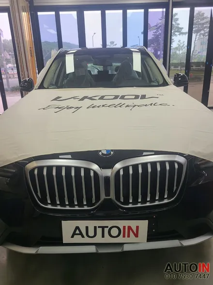 i♥오토인 BMW X3 브이쿨 K 썬팅 + 하이패스 장착 작업