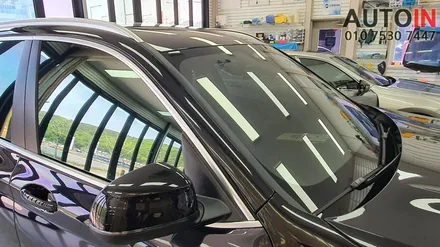 i♥오토인 BMW X3 브이쿨 K 썬팅 + 하이패스 장착 작업