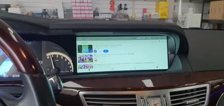 i♥오토인 2008년식 벤츠 S550 계기판 일체형 안드로이드올인원 장착 및 엠비언트 라이트 튜닝하러 대전으로 출발